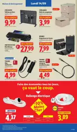 Catalogue Lidl | Du 10/09 au 16/09 Les promos de la semaine page 43: TRONIC Bloc multiprise €4,99