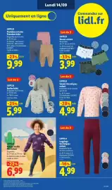 Catalogue Lidl | Du 10/09 au 16/09 Les promos de la semaine page 45: LUPILU Leggings thermiques enfant €4,99