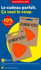 Catalogue Lidl | Du 10/09 au 16/09 Les promos de la semaine page 52: Zalando €25,00