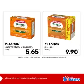 Volantino Iper Tosano settimana 36 Pagina 6: Plasmon Biscotto class €5,65, Plasmon Biscotto €9,90