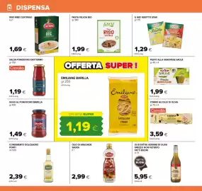 Volantino Tigre Pagina 12: Pasta Felicia Bio €1,99, Sugo al pomodoro Barilla €1,49