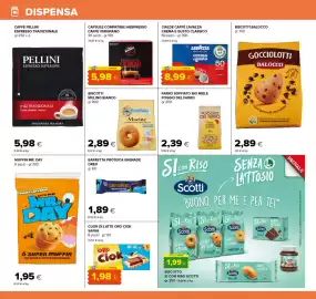 Volantino Tigre Pagina 14: Biscotti Mulino Bianco Macine €2,89, Caffè Pellini Espresso Tradizionale €5,98