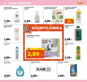 Volantino Tigre Pagina 19: Detergente intimo Lactacyd €2,29, Sapone liquido Neutro Roberts idratante €1,39