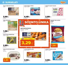 Volantino Tigre Pagina 9: Carte d'or affogato triplo cioccolato €2,89, Stecco gruvi sammontana €2,89