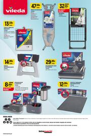Folheto Intermarché | Monofolha Vileda Página 2: Banco antiderrapante vileda €14,99, Capa p/tábua de engomar vileda €13,59
