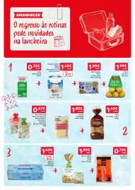 Folheto Amanhecer semana 36 Página 10: Iogurte Líquido Magro Polpa Morango Cereais €1,48, Leite meio-gordo amanhecer €0,32