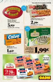 Folleto Gadis semana 36 Página 29: Cortizo sardinillas en aceite de oliva €1,99, Calvo mejillones en escabeche €1,65