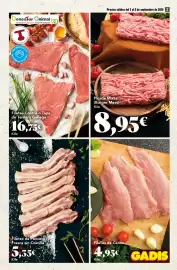 Folleto Gadis semana 36 Página 3: GADIS filetes de cerdo €4,95, Filetes de Panceta Fresca sin Costilla €5,35