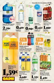 Folleto Gadis semana 36 Página 32: Sprite refresco €1,35, Schweppes Tónica Original o Zero €0,54