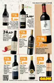 Folleto Gadis semana 36 Página 37: Viña Albali Reserva €3,46, Berberana carta de plata €1,20