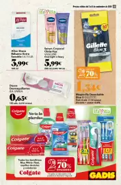 Folleto Gadis semana 36 Página 41: Gillette Blue 3 €1,34, La Toja after shave bálsamo extra sensible €3,99
