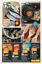 Folleto Gadis semana 36 Página 5: Rallado de Surimi KRISSIA €0,60, Congrio al Corte €7,95