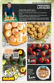 Folleto Gadis semana 36 Página 8: Florette ensalada completa xtreme pollo crispy €3,69, Tomate Rama €1,29
