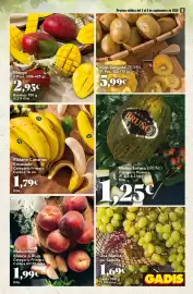 Folleto Gadis semana 36 Página 9: Plátano Canarias €1,79, Mango €2,95
