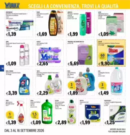 Volantino Hurrà Pagina 14: Bagnodoccia assortiti Vidal €1,69, Sunsilk Shampoo / Balsamo €1,99