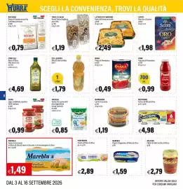 Volantino Hurrà Pagina 6: Pasta di Semola assortita Riscossa €0,79, La Pasta di Camerino Pasta all'Uovo assortita €2,49