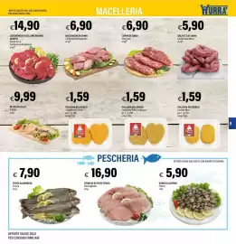 Volantino Hurrà Pagina 9: Vongola lupino €5,90, Trota salmonata €7,90