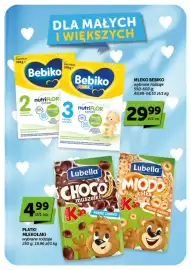 Groszek gazetka | Supermarket Strona 30: Mleko Bebiko €29,99, Lubella CHOCO muszelki €4,99