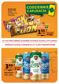 ABC gazetka | Minimarket Strona 10: Piwo Žatecký Světlý Ležák €3,49, Baton Lion €1,55