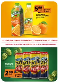 ABC gazetka | Minimarket Strona 2: Piwo Tatra €2,89, Sok Tymbark pomarańcza 100% €5,99