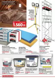 Bauhaus akciós újság Oldal 12: Krause Corda platform munkaállvány €349.990,00, Héra dryvit easy €11.990,00