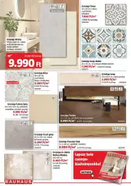 Bauhaus akciós újság Oldal 20: Greslap Arona €9.990,00, Bauhaus greslap és dekor reflex mokka €8.490,00