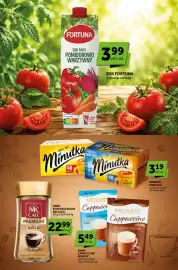 ABC gazetka | Sprawdz co wiecej Strona 6: Kawa rozpuszczalna cappuccino Mokate z belgijską czekoladą €5,49, Sok Fortuna €3,99