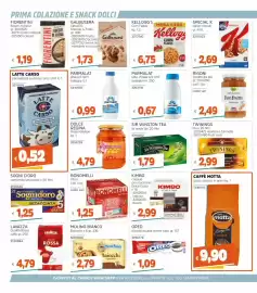 Volantino Stop&Shop Pagina 10: Baiocchi classici Mulino Bianco €2,79, Sir Winston Tea tè verde bio €1,79