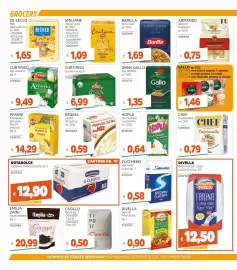 Volantino Stop&Shop Pagina 14: Divella semola rimacinata €0,90, Emiliane fettuccine €1,09