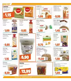 Volantino Stop&Shop Pagina 16: Tarallini Gołosità Trulli €1,59, Daily Bread pagnotta multicereali €1,35
