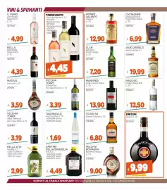 Volantino Stop&Shop Pagina 18: Clan Campbell scotch whisky €7,20, Tavernello vino frizzante €1,69
