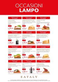 Volantino Eataly Pagina 8: Orata allevata Italia €12,90, Parmigiano Reggiano DOP Scalabrini €9,90