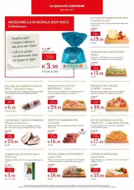 Volantino Eataly Pagina 6: Polpo arricciato fresco Lepore Mare €18,90, Carpaccio di tonno Sicily Food €5,90