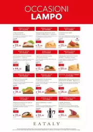 Volantino Eataly Pagina 8: Orata allevata Italia €12,90, Parmigiano Reggiano DOP Scalabrini €9,90