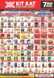 KitKat Cash and Carry catalogue week 36 Page 1: TASTIC Rice €290,00, KNORR Soup €255,00