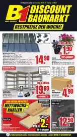 B1 Discount Baumarkt Prospekt woche 36 Seite 1