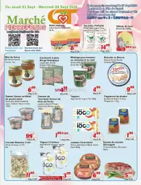 Marche C&T flyer week 36 Page 1: Thawed Mutton Shoulder Meat €5,49, Laojikou Brand Pecan Flavor Sunflower Seeds €1,99