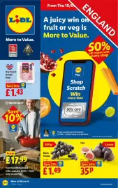 Lidl leaflet week 37 Page 1: Figs €0,35, Black Grapes €1,49