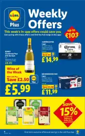 Lidl leaflet week 37 Page 6: Corona Extra Lager €14,99, Kronenbourg 1664 lager €11,99