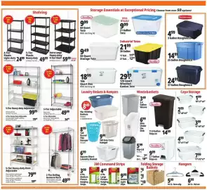 Ocean State Job Lot flyer week 36 Page 11: 120 Quart Wheeled Gasket Tote €29,99, 37 Gallon Roughneck €24,99
