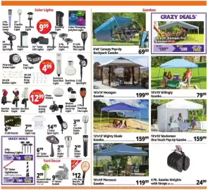 Ocean State Job Lot flyer week 36 Page 3: Gazebo Weights €24,99, Killingly Gazebo €79,99