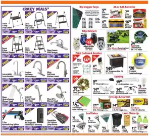 Ocean State Job Lot flyer week 36 Page 4: Moen Faucet With Sprayer €80,00, Floral Wreaths €19,99