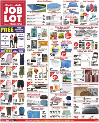 Ocean State Job Lot (valid until 9-09)