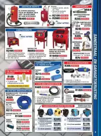 Adendorff Machinery Mart catalogue Page 11: HOOFBEDEKKING VIR SAND-STRALING €75,00, Buigsame Blou PVC.-PYP €325,00