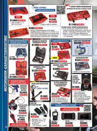 Adendorff Machinery Mart catalogue Page 16: HOËDRUK-DIESELPOMP-TOETSSTEL €3.995,00, PETROL Geskik vir BMW 2.5, 3.0 €1.695,00