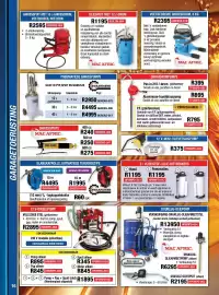 Adendorff Machinery Mart catalogue Page 18: Voetbedrewwe Ghriesdrom, 8 KG MAC AFRIC €2.395,00, GESKIK VIR OLIE €4.495,00