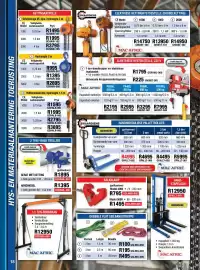 Adendorff Machinery Mart catalogue Page 20: 2 TON I-BALK TROLLIES €1.895,00, GCLAMB-002 €795,00
