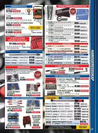 Adendorff Machinery Mart catalogue Page 25: 26-STUK MUUR-GEMONTEERDE OF STAANDE SKROEWE-DRAAIERSTEL €545,00