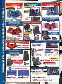 Adendorff Machinery Mart catalogue Page 26: 165-STUK-GEREEDSKAPSTEL, IN VRYDRAERKIS €2.995,00
