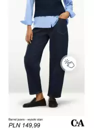 C&A gazetka tydzień 36 Strona 9: Barrel jeans wysoki stan C & A €149,99